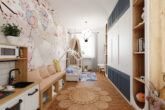 Wohnen mit Münster-Blick: 3-Zimmer-Wohnung in Neu-Ulm - Visualisierung Kinderzimmer