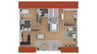 Wohnen wie im Penthouse: exklusiv ausgestattete 3,5-Zimmer-Wohnung in zentraler Lage - Dachgeschoss