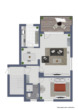 Biberach: Ansprechend modernisierte 2-Zimmer-Wohnung mit Stellplatz in zentraler Lage - Obergeschoss