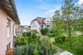 Betreutes Wohnen: 2-3 Zimmer-Wohnung in Ortsrandlage von Vöhringen - Aussicht Balkon